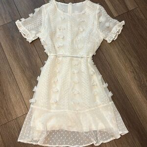 White dress.